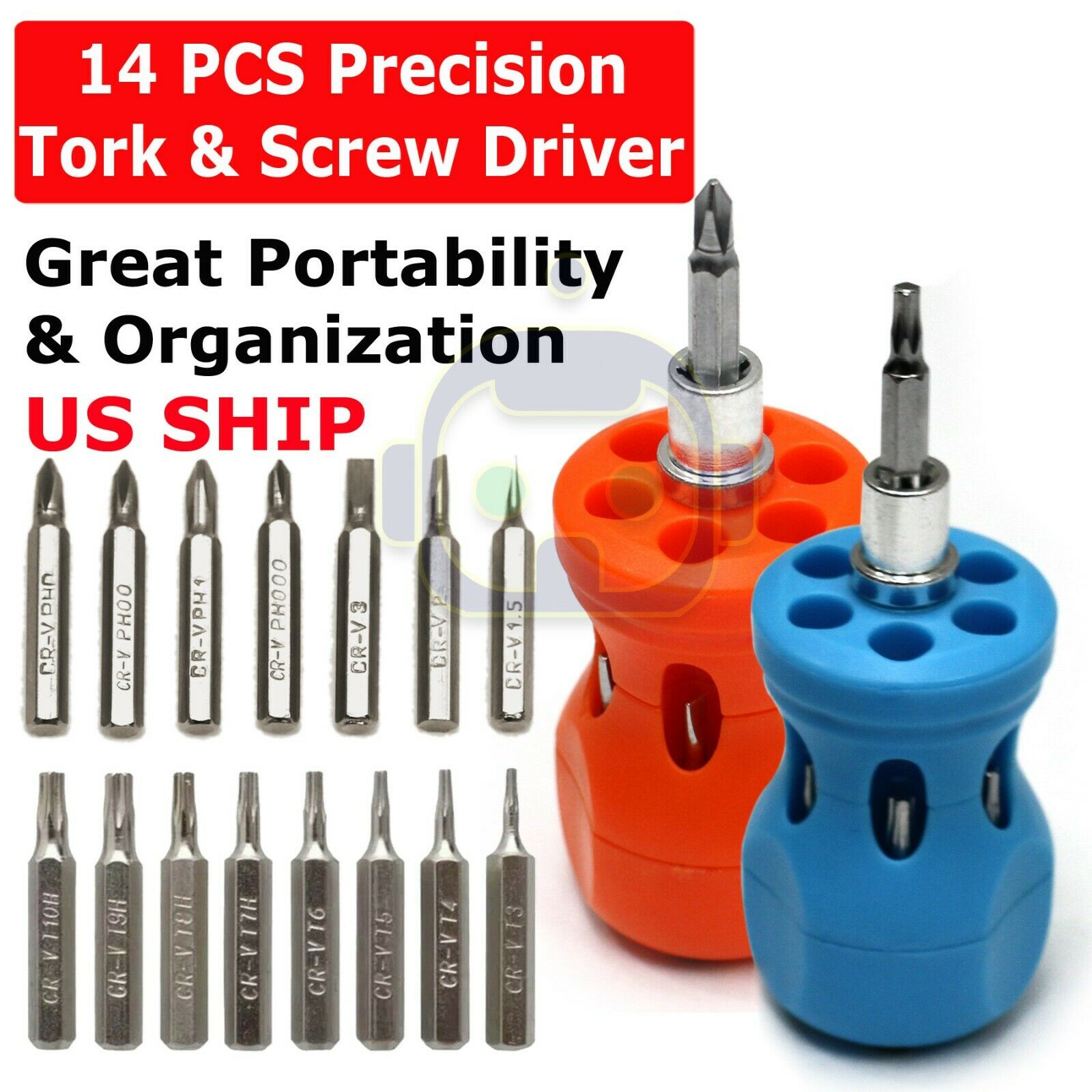 14 In 1 Small Mini Repair Precision Screwdriver Torx Tool Kit Set Phones Fix