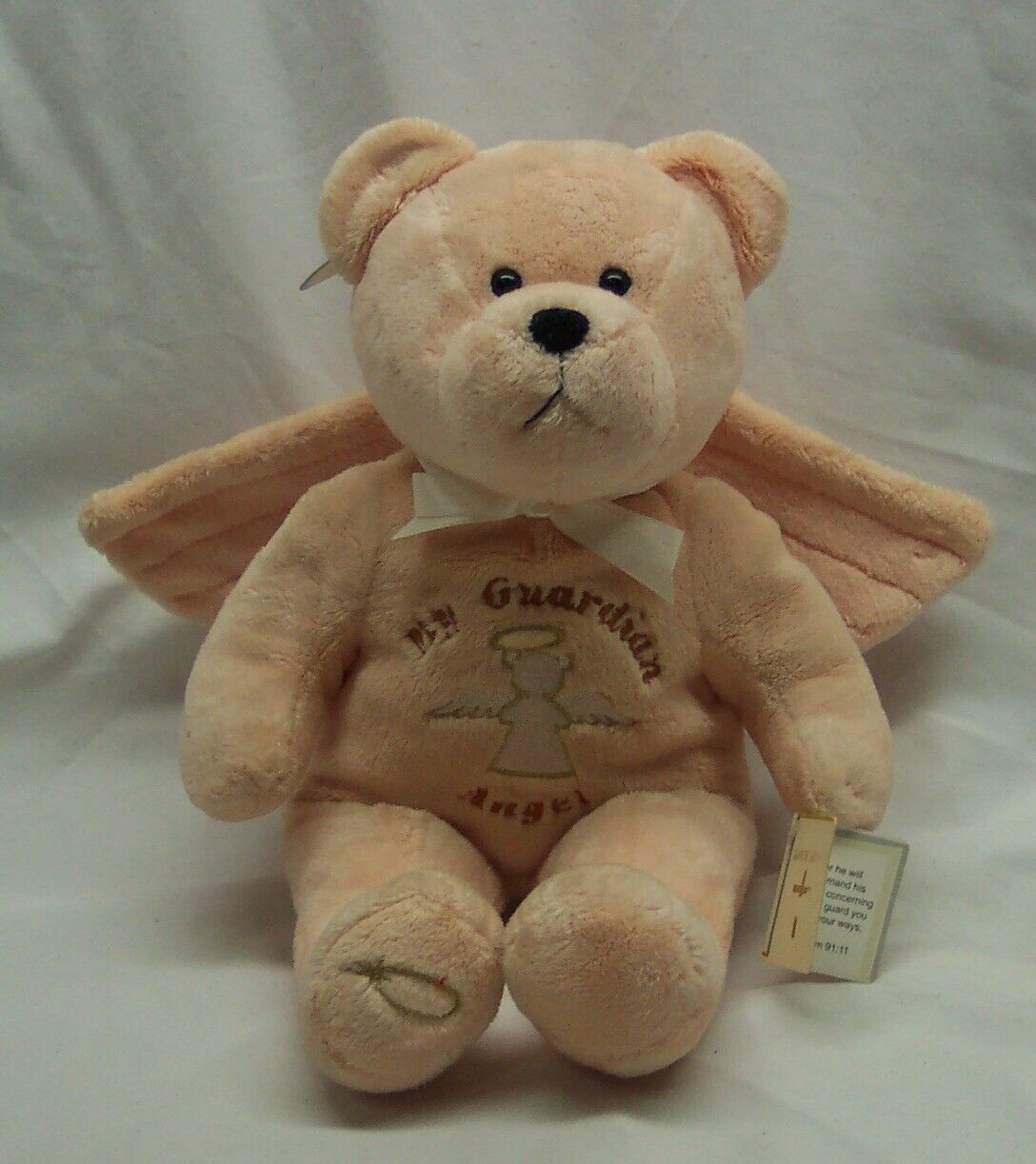 Holy Bears "my Guardian Angel" Teddy Bear 14" Plush Stuffed Animal Toy New
