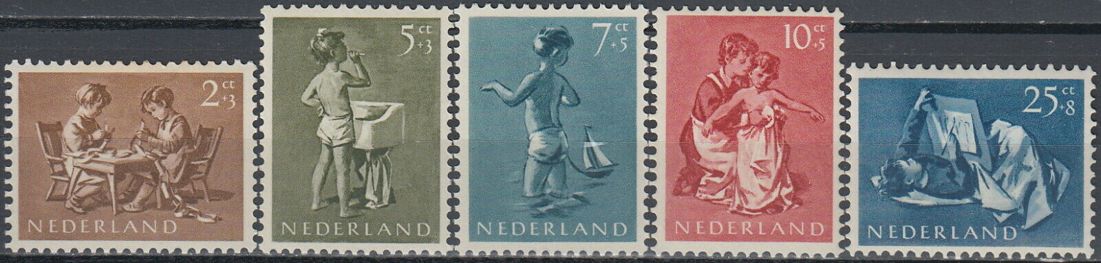 Netherlands Child Welfare 1954 Mnh-20 Euro