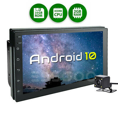 7 Inch Android 10 Car Stereo Gps Radio Player Audio 2 Din Wifi Usb 2+16gb Camera