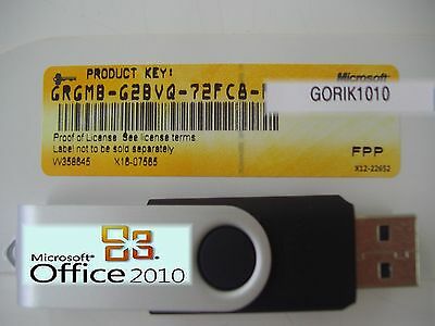 Microsoft Office 2010 Professional Licensed For 2 Pcs Full English Ms Pro