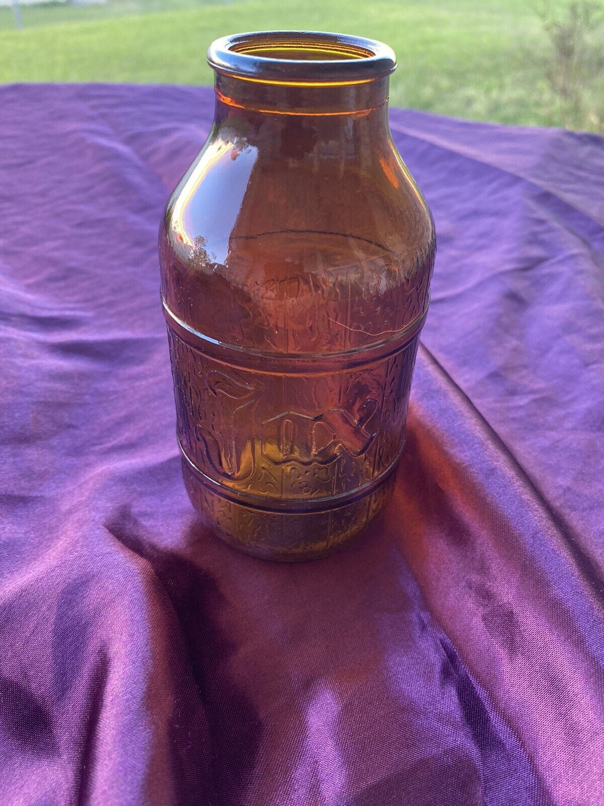 L@@k Vtg Jax Glass Beer  Barrel  Bottle 5-1/2” Tall New Orleans Louisiana