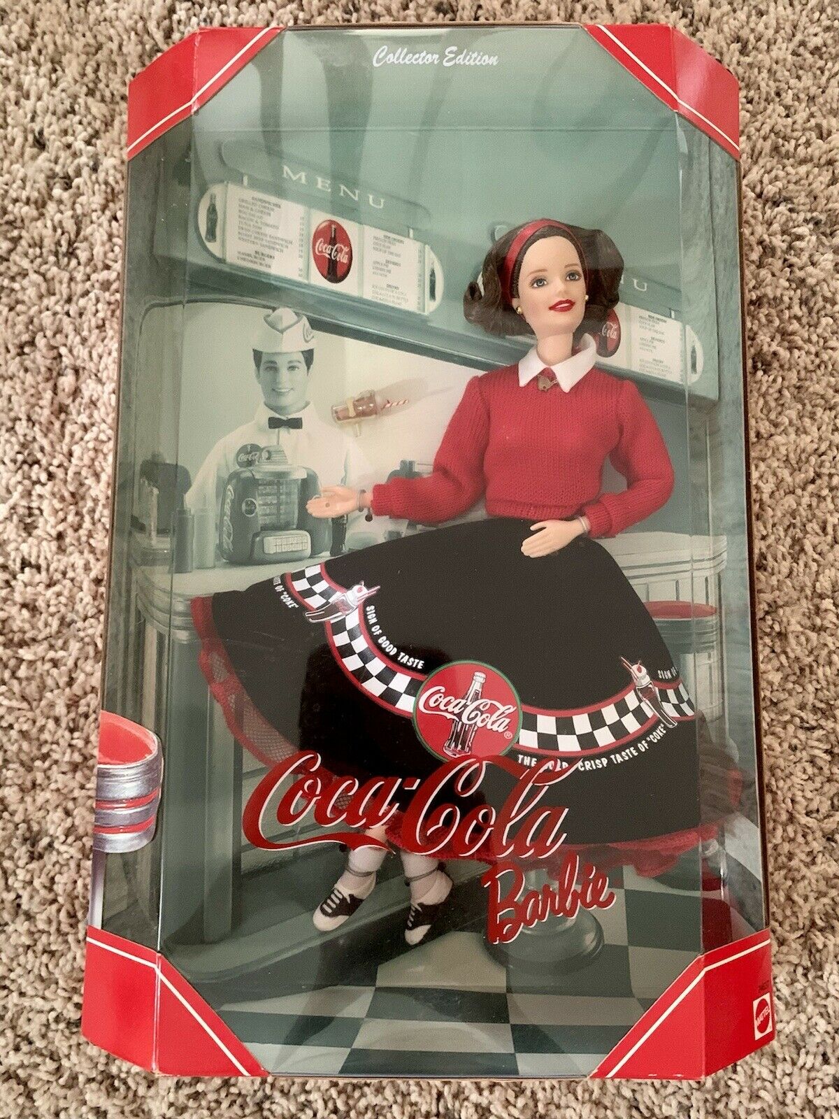 Nrfb 1999 Coca-cola Barbie Teresa Doll Collector Edition 2nd In Series