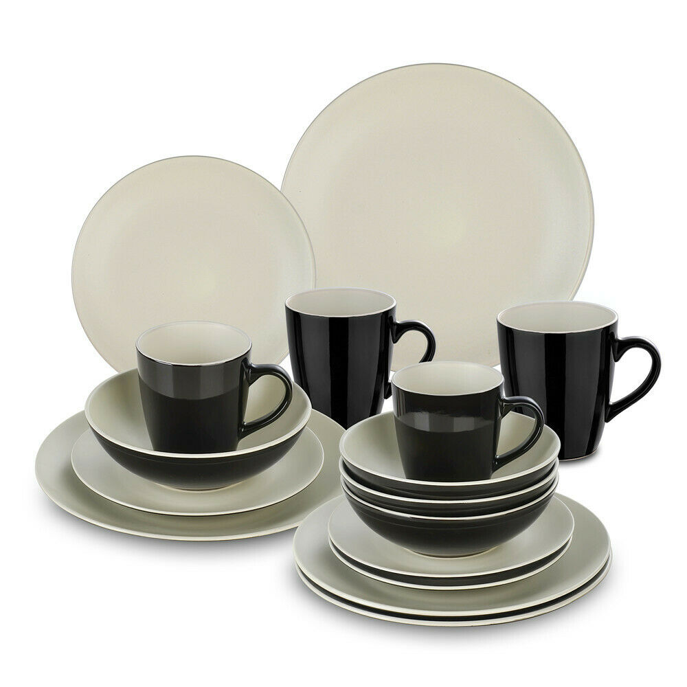 Vancasso Lento 16-piece Matte Dinnerware Set Stoneware Kitchen Tableware For 4