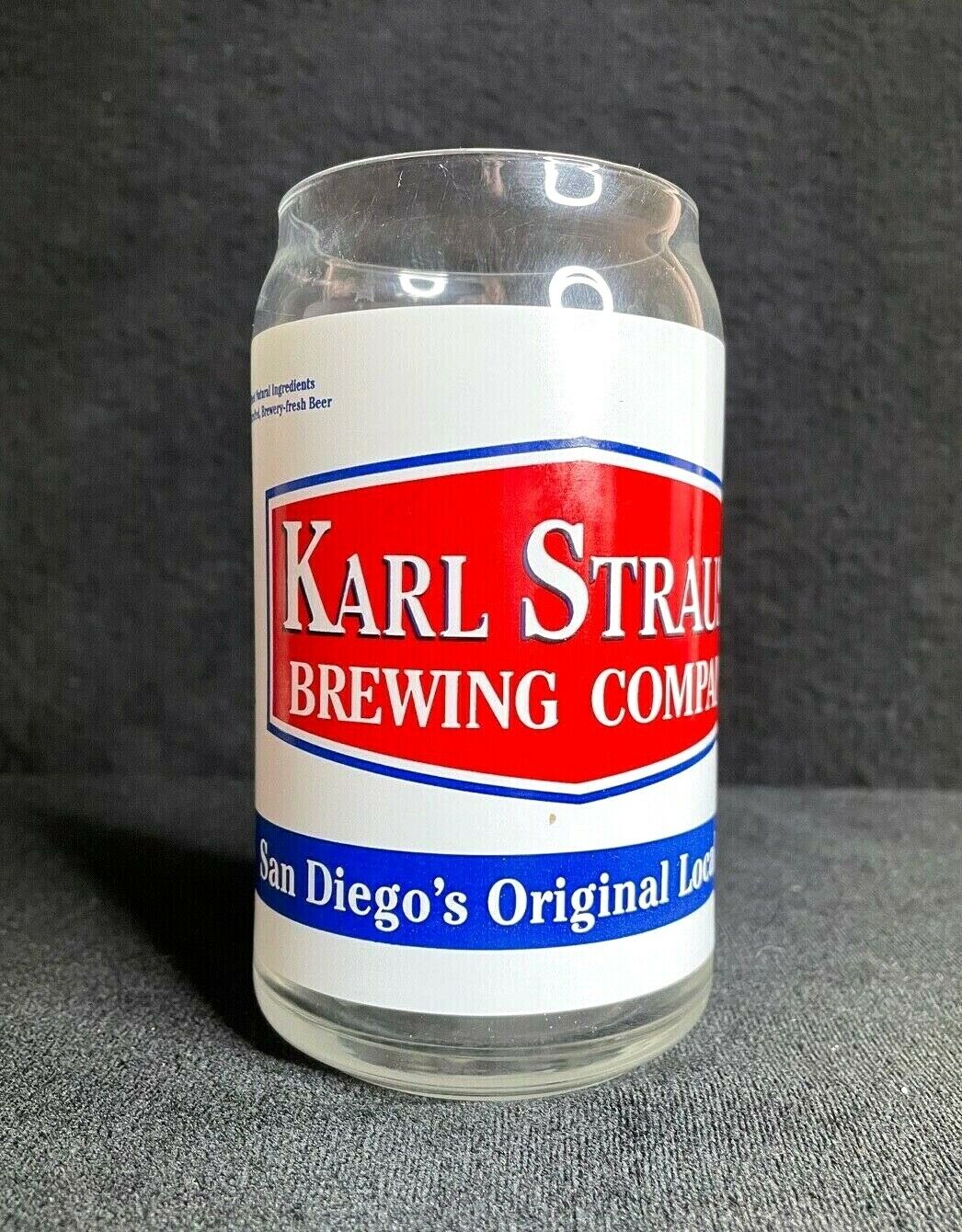 Karl Strauss Brewing Company Glass/ Tumbler - San Diego's Original Local Beer