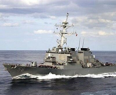 Uss John S. Mccain Ddg-56 Detroyer Us Navy Picture Poster 8x10 Photo