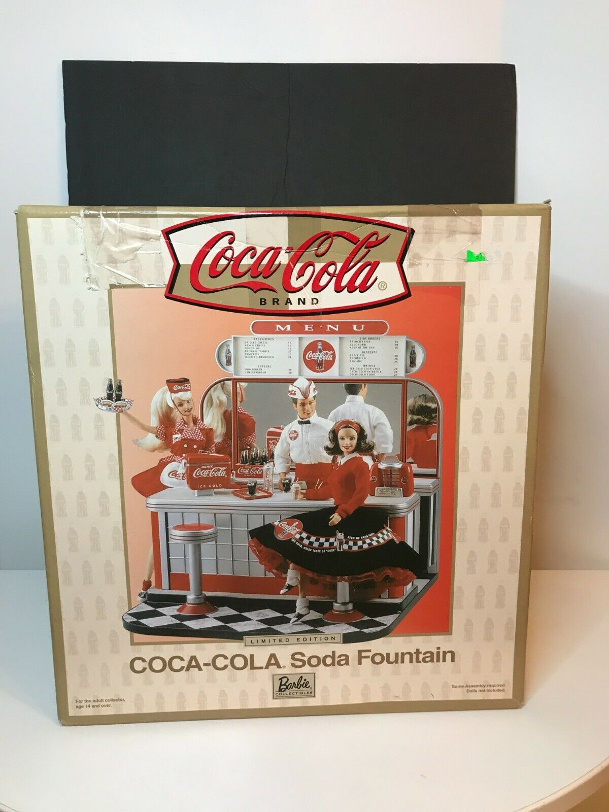 Barbie Coca-cola Soda Fountain Limited Edition Playset 2000 Mattel New In Box