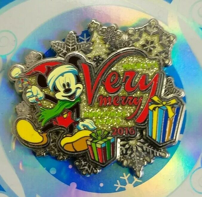 2016 Disney Mickey's Very Merry Christmas Party Mickey Happy Holidays Lr Pin