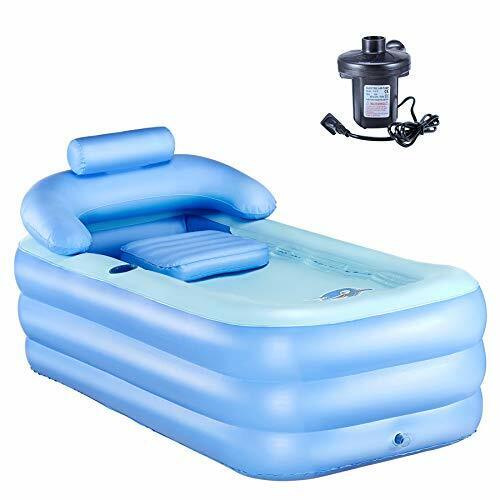 Inflatable Adult Bath Tub Free-standing Blow Up Bathtub With Foldable Portable