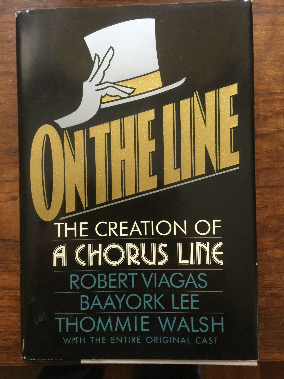 On The Line  A Chorus Line Book Autographed Donna Mckechnie, And Others Broadway