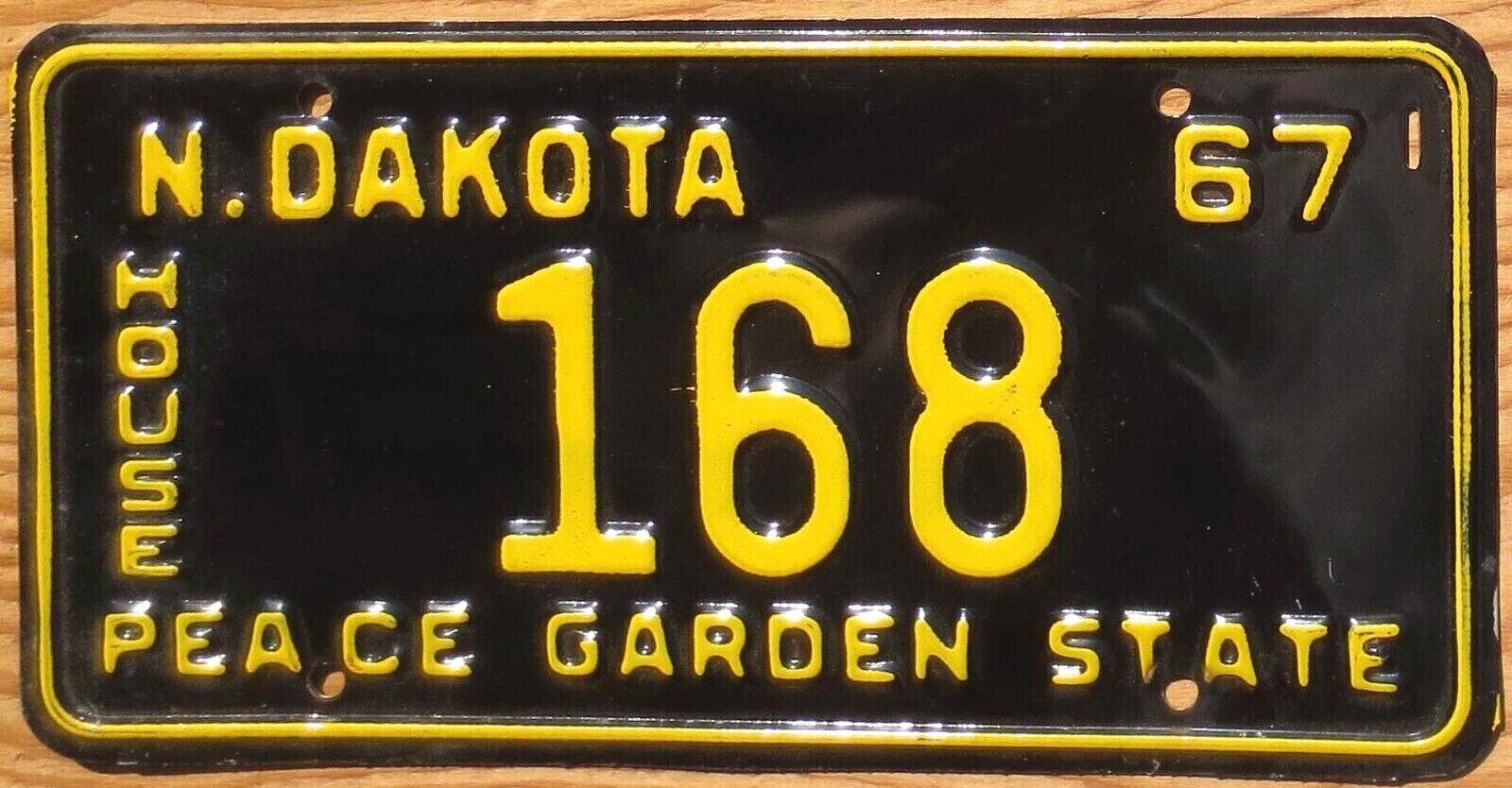 1967 North Dakota License Plate Number Tag - $2.99 Start