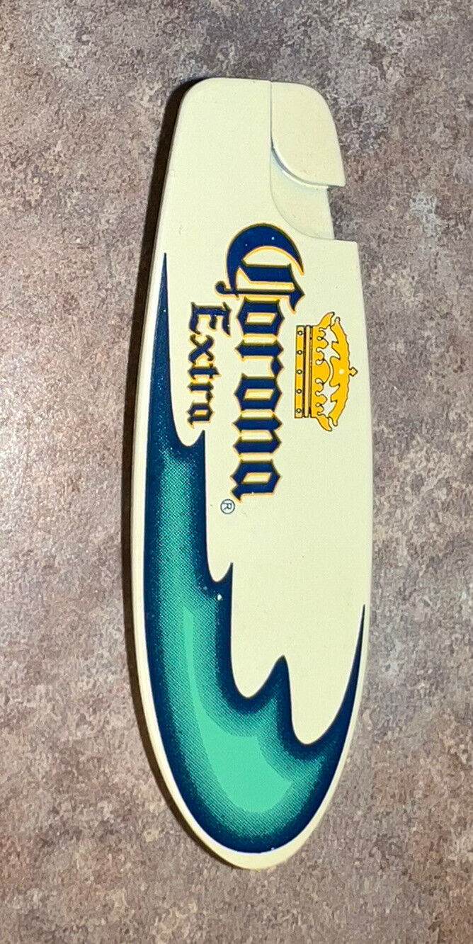 Corona Extra Beer Surfboard Lighter Collectable Butane Refillable Surfboard 2004