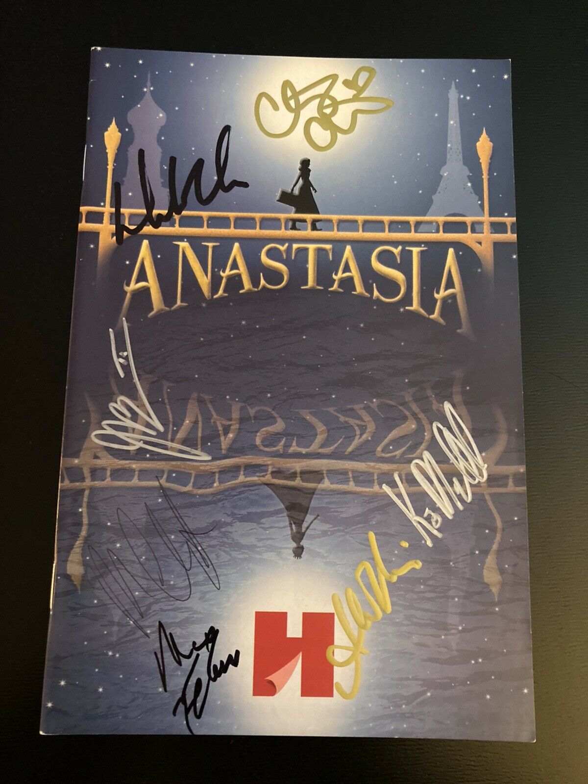 Anastasia Broadway Musical Pre-broadway Cast Signed Playbill Christy Altomare