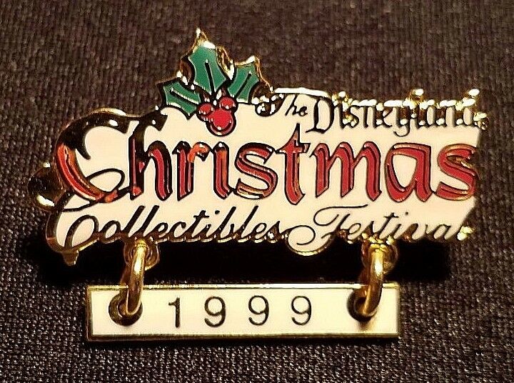 Retired 1999 The Disneyland Christmas Collectibles Festival Dangle Pin