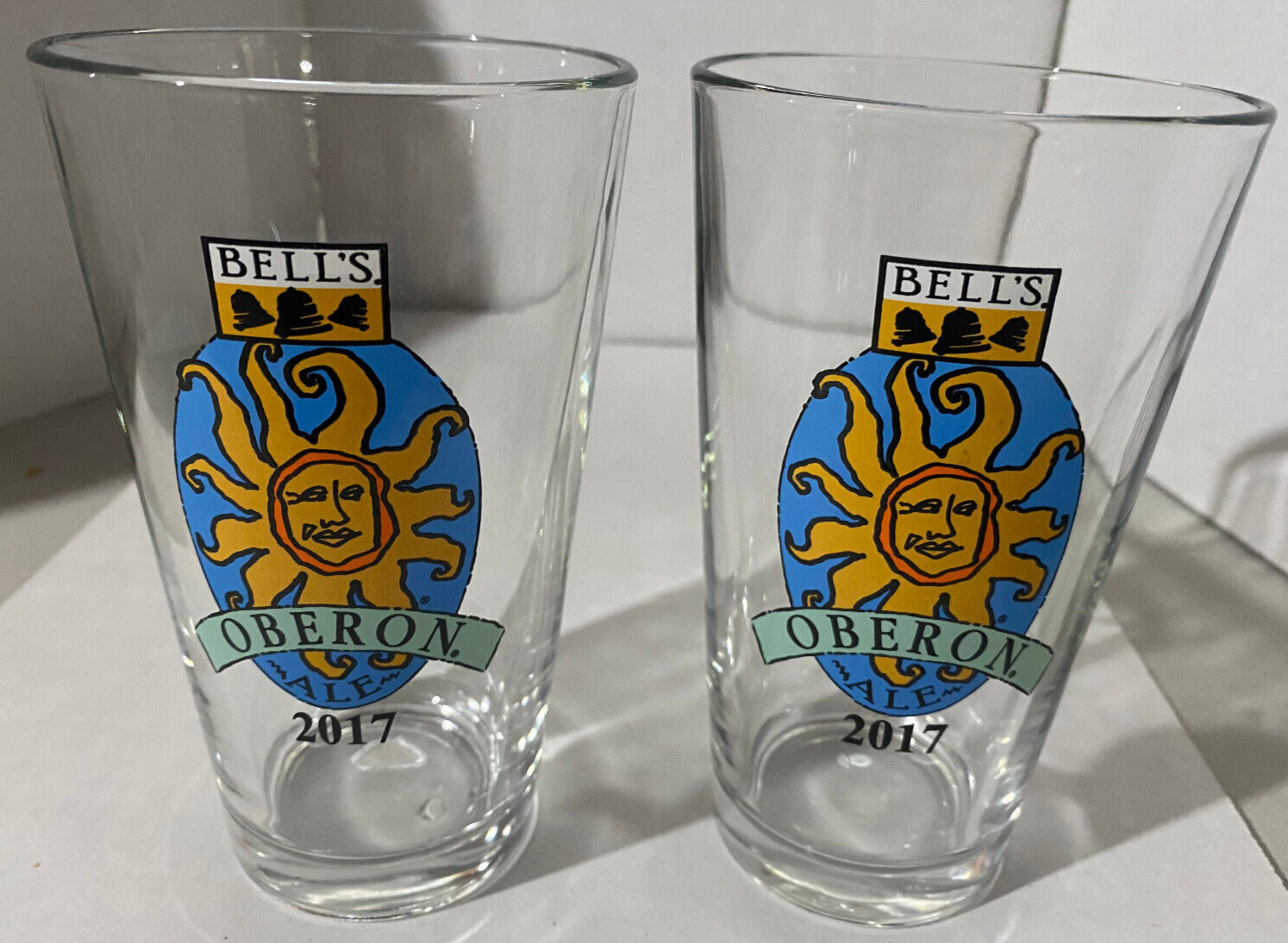 Bell's Brewery Of Kalamazoo, Michigan 2017 "oberon Ale" Pint Beer Glass