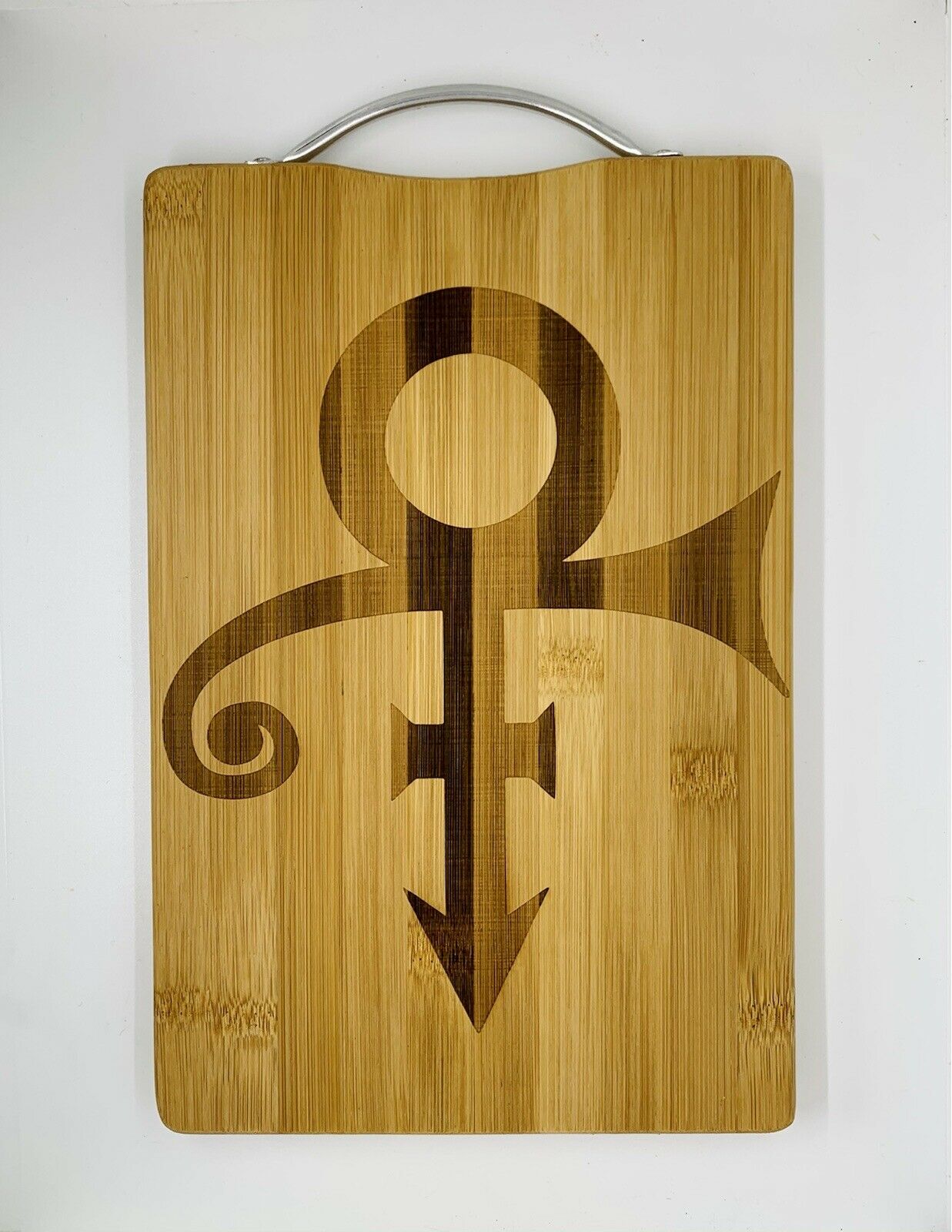 Prince Symbol Laser Engraved Bamboo High Quality Cuttingboard Pop Gift
