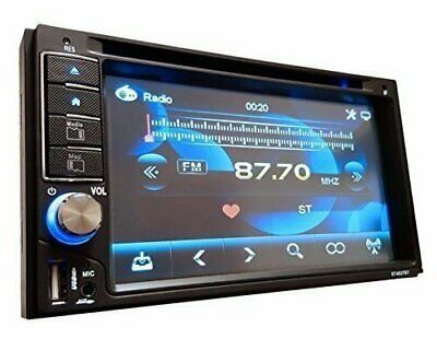 Soundxtreme Car Stereo Cd Dvd 2din Bluetooth Receiver With Dvd/cd/mp3/fm/usb/sd