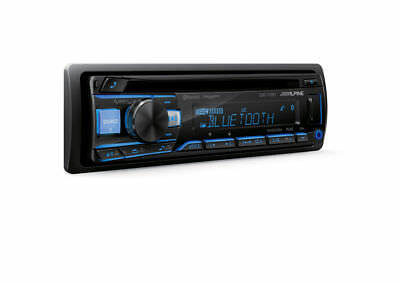 Alpine Cde-172bt Single 1 Din Cd Player Fm Car Stereo Usb Aux Bluetooth Radio