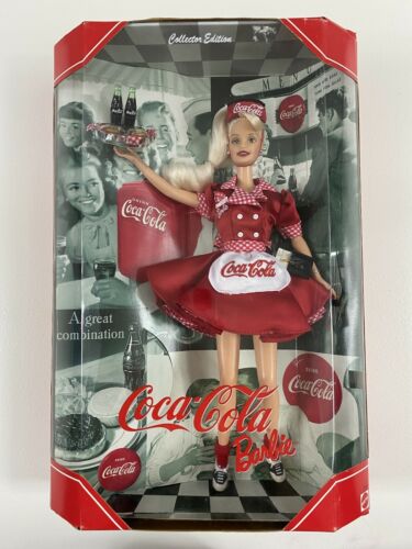 Coca Cola Barbie Doll Collector Edition #22831 Waitress Nrfb 1998 Mattel