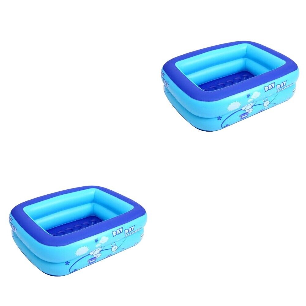 2 Pcs Foldable Swimming Pool Shower Basin For Kids
