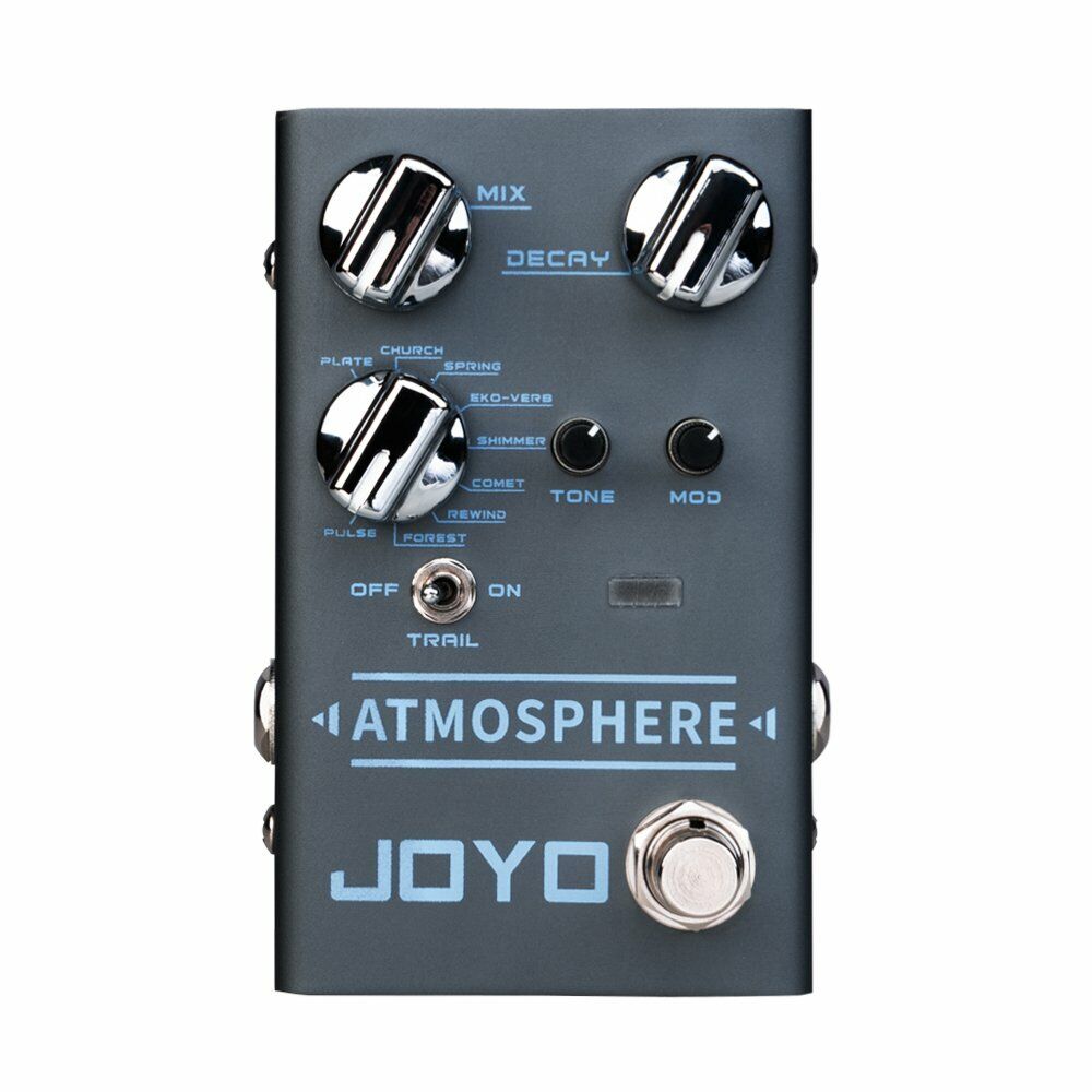 Joyo Atmosphere Reverb Electric Guitar Pedal 9 Digital Reverb Types (opened)