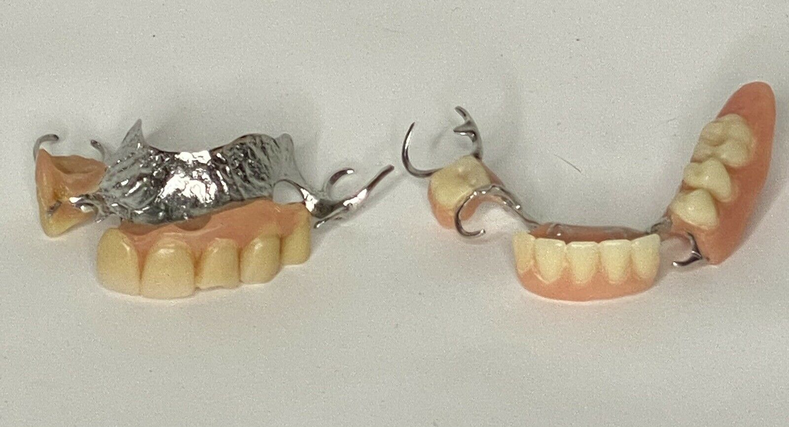 Dental Dentures Partial False Teeth Scrap Metal Oddity Upper Lower Set
