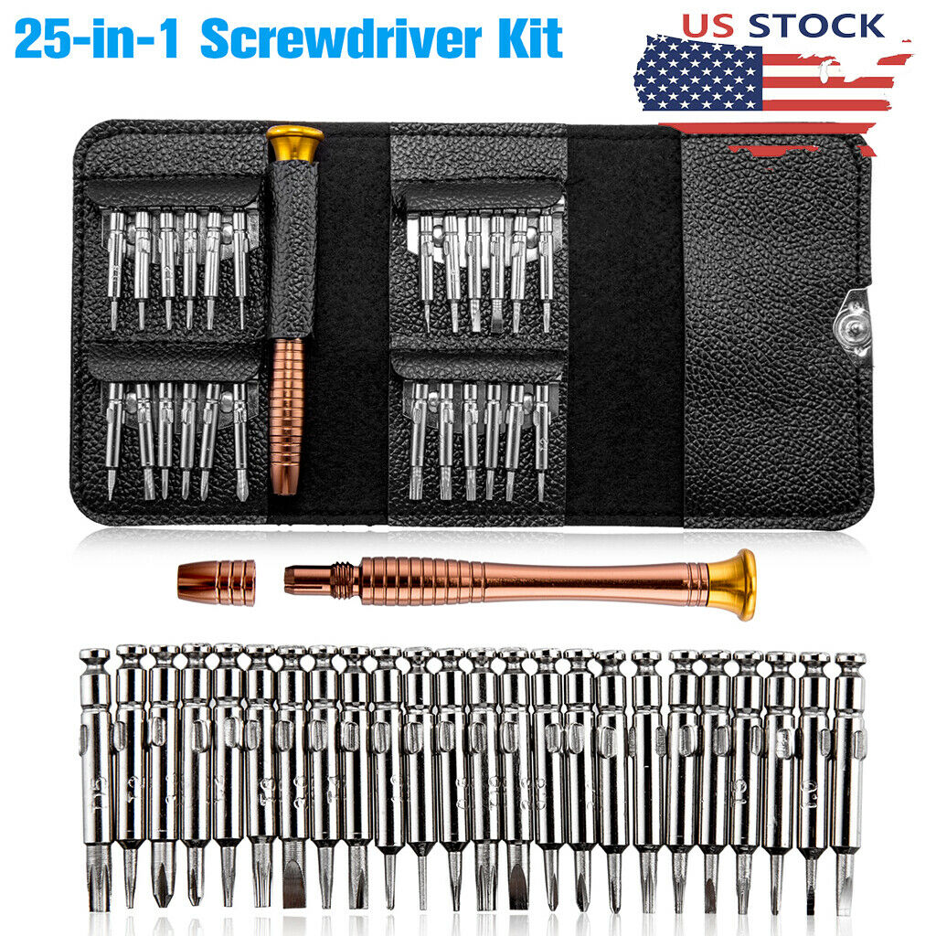 25 In1 Small Mini Repair Precision Screwdriver Torx Tool Kit Set Phones Fix Us