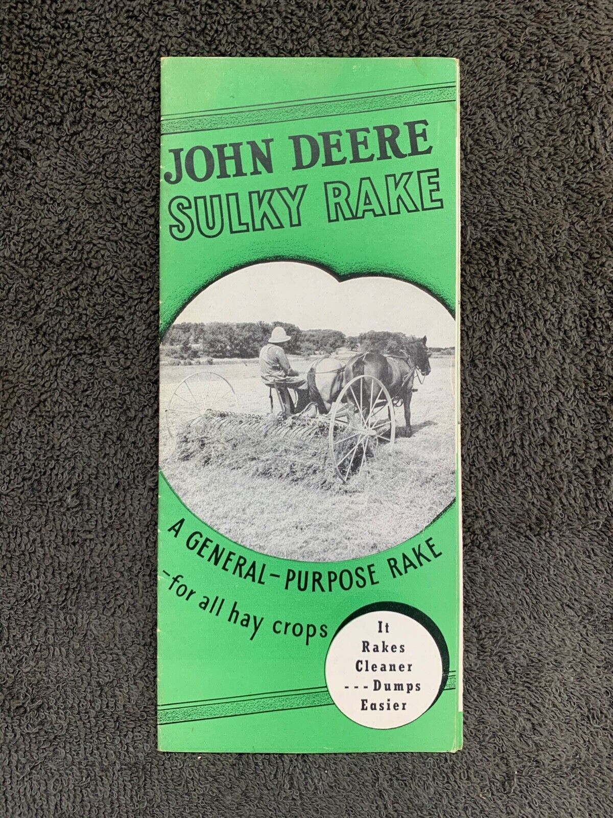 Vintage John Deere Sulky Rake Brochure