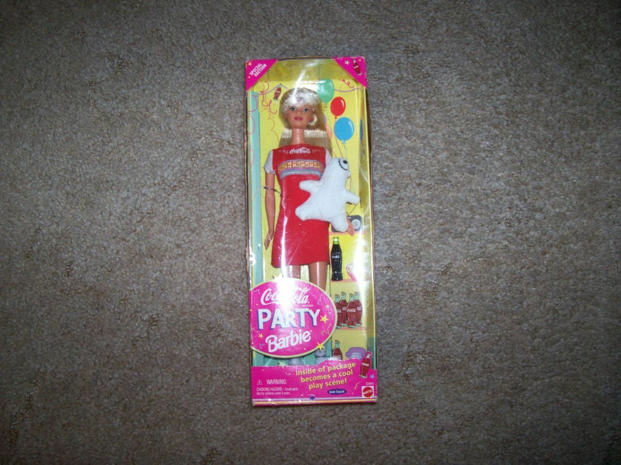 Coca Cola Party Barbie Doll From 1998