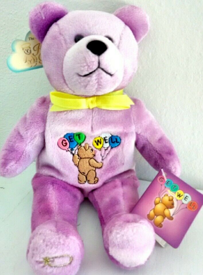 Holy Bears Teddy Bear Stuffed Beanie Get Well Bear Original Tags Bible Verse