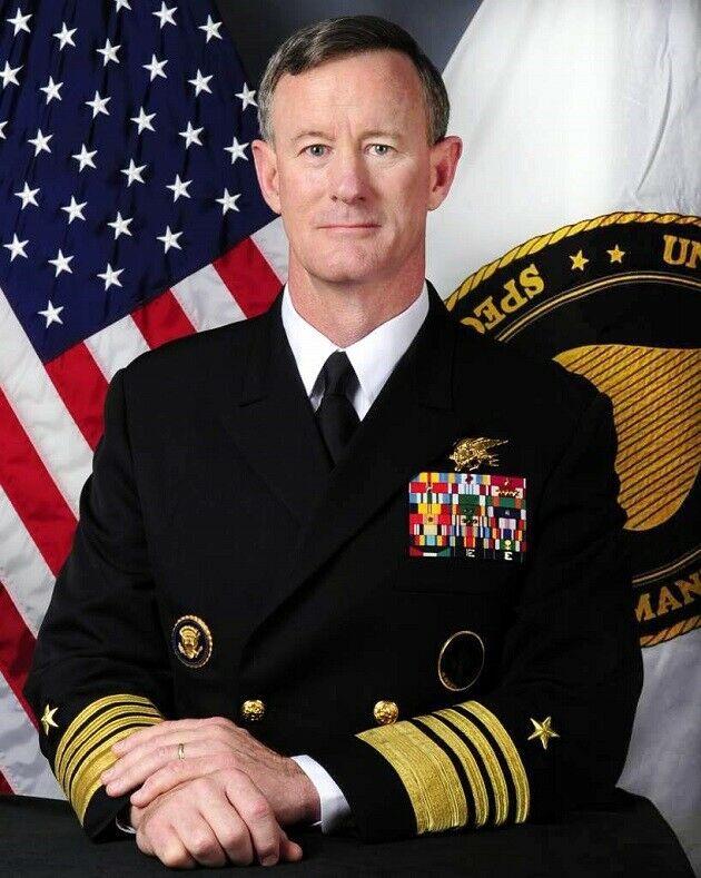United States Navy Four-star Admiral William Harry Mcraven 8x10 Photo 91