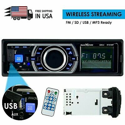 Soundxtreme Car Stereo, Bluetooth, No Cd/dvd Player, Usb, Sd,  Aux, Am/fm Radio