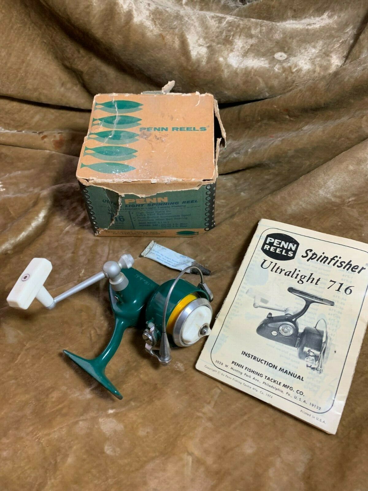 Penn Reels Ultralight 716 Reel Never Used In Original Box W/manual From 1974