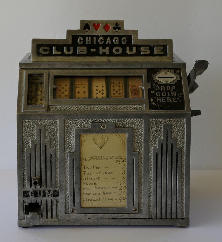 Original 1930's Daval Chicago Club-house - Art Deco Trade Stimulator