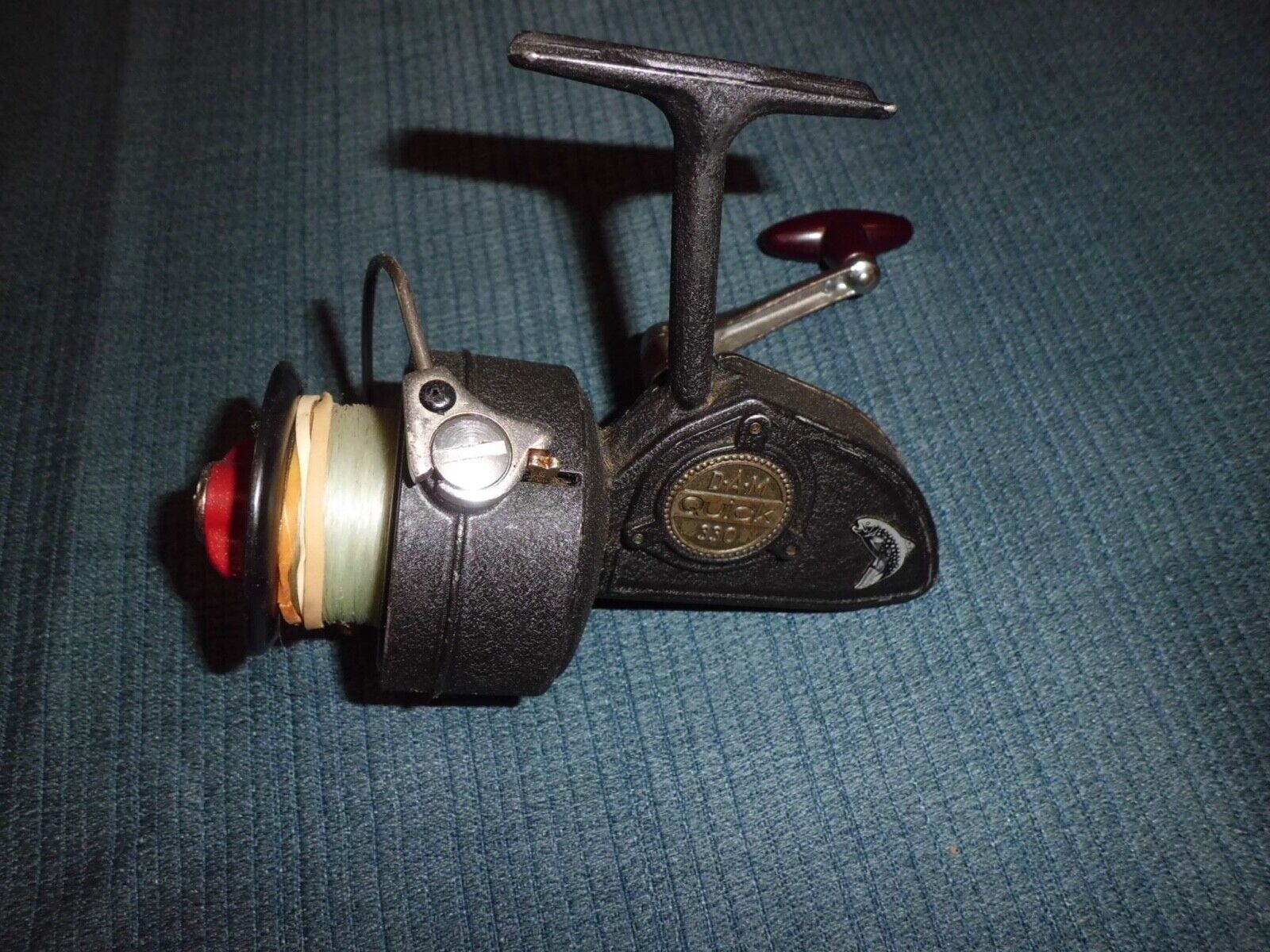 Vintage Dam Quick 330 Right Hand Retrieve (lefty)  Spinning Reel Made In Germany