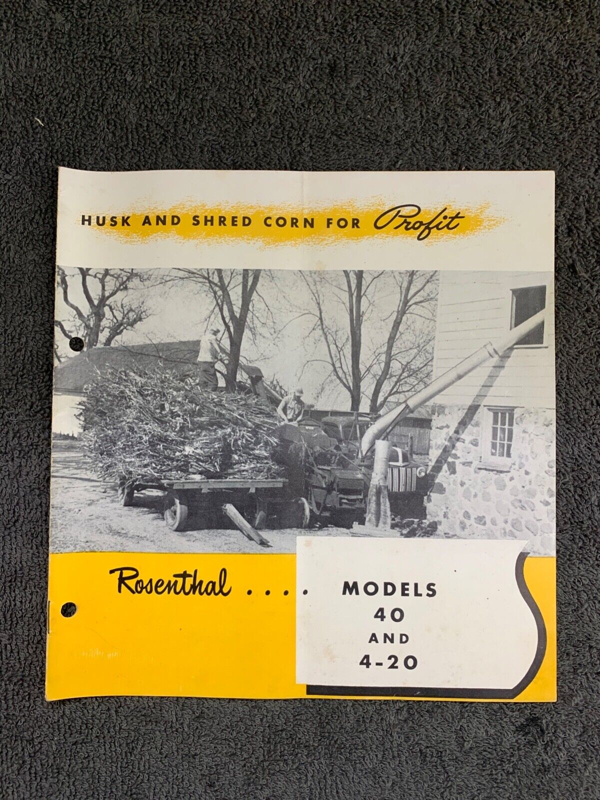 1940s Era Brookville Ohio Milwaukee Wisconsin Rosenthal Corn Husker Co. Catalog!