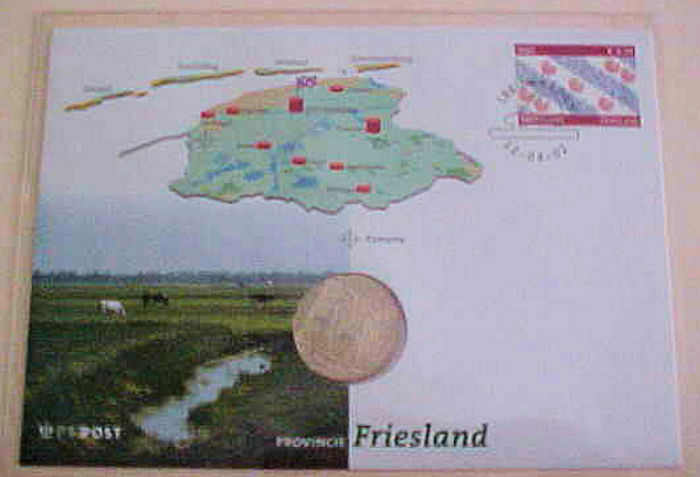 Netherlands Friesland  Medal Cachet Unaddressed 2002