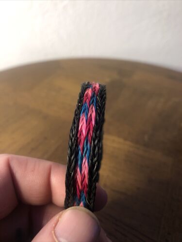 Handmade Braided Horse Hair Bracelet Made In Montana State Prison