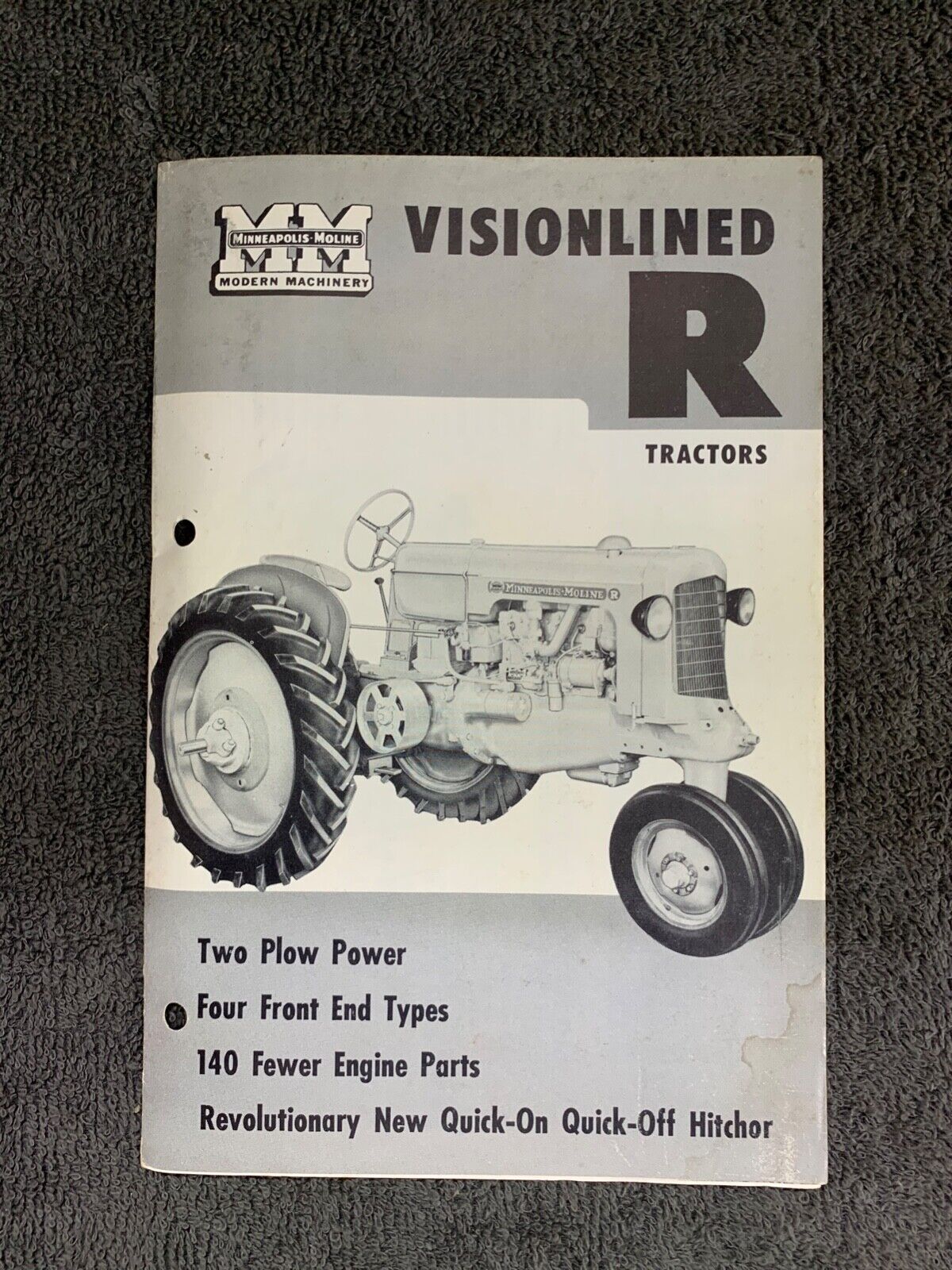 Vintage Minneapolis Moline Visionlined R Tractors Brochure Catalogue